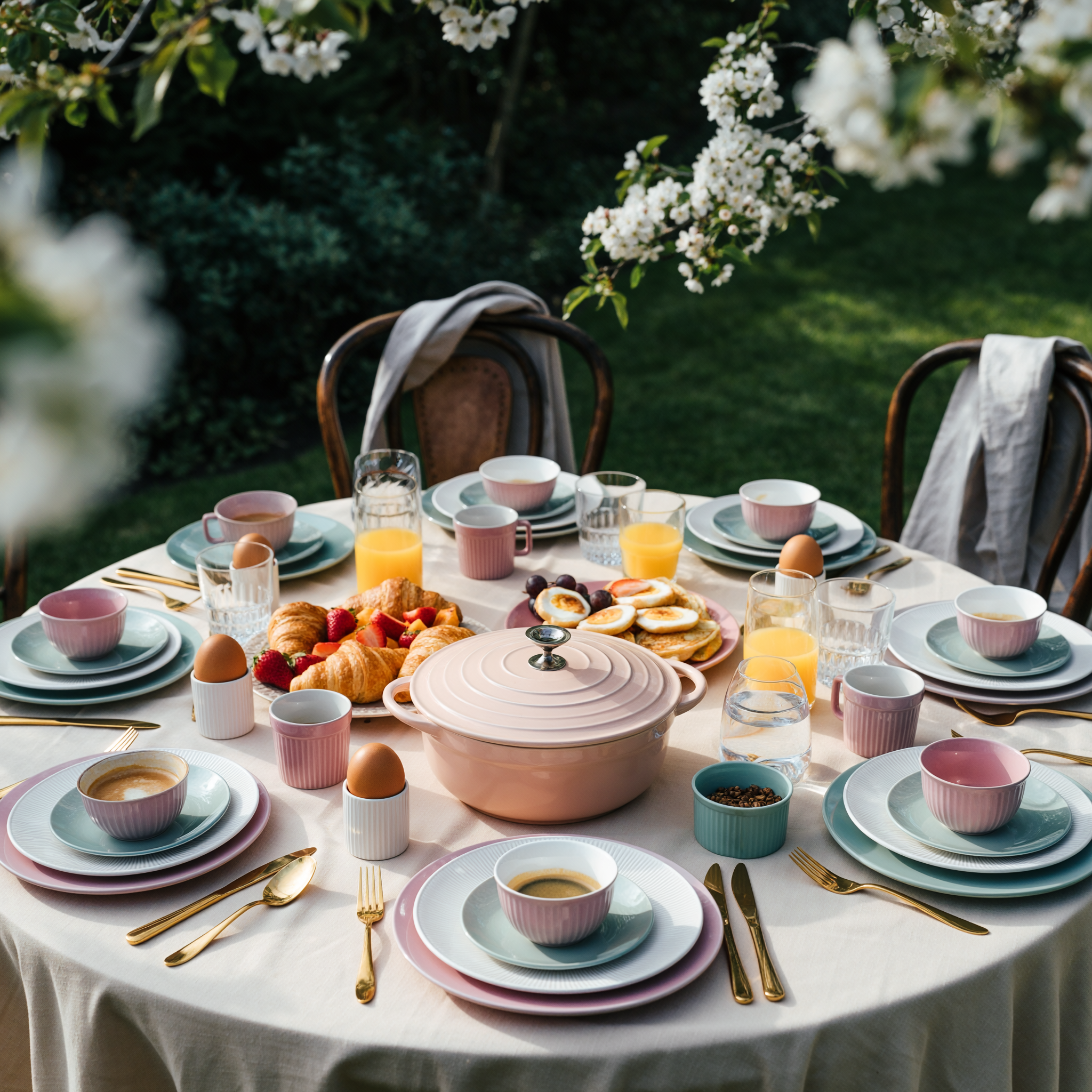 Brunch de printemps au jardin - Cocotte et Compagnie